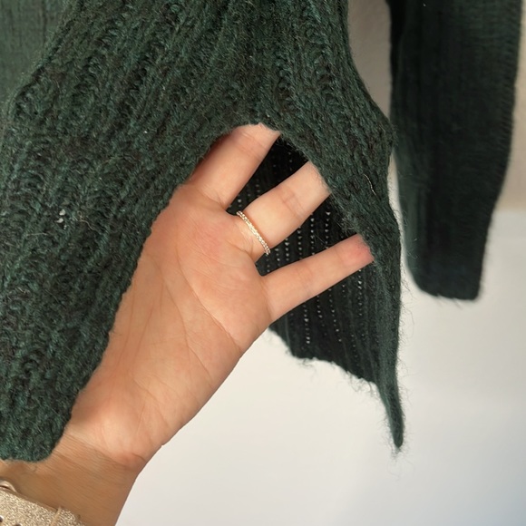 H&M Green Mockneck Knit Sweater - Picture 4 of 7